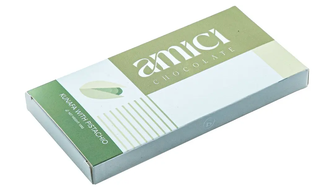 بار 100 غرام فستق وكنافة