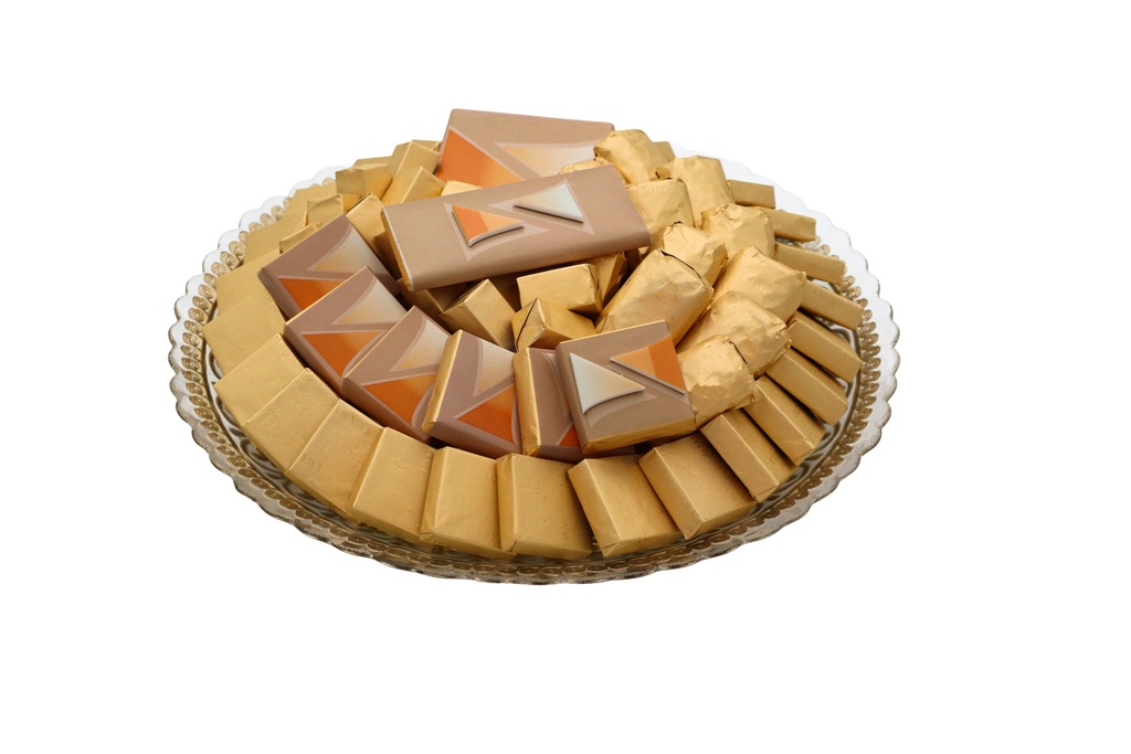 صحن مغلف 890 ك 17749Gذهبي تطبيقات التوصيل   2025