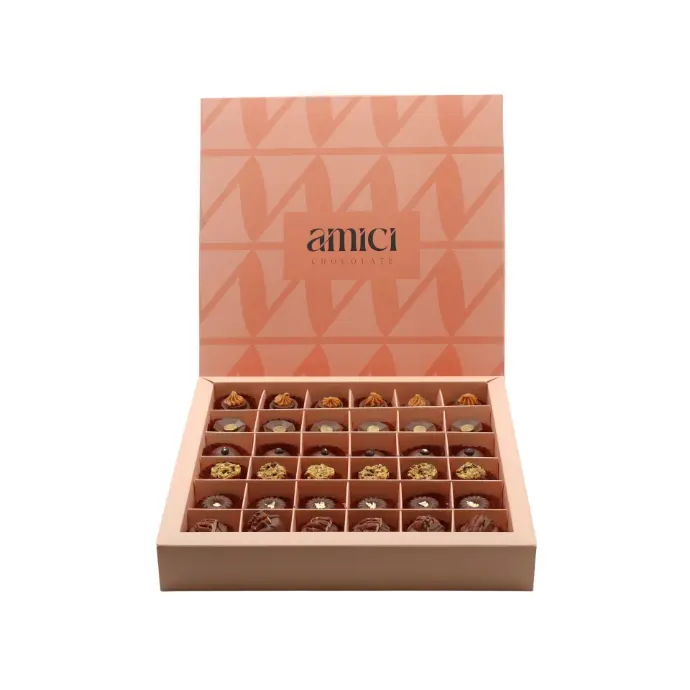 [1925KCAL] علبة اميتشي برتفالي مكشوف 385  غ BOX23O 