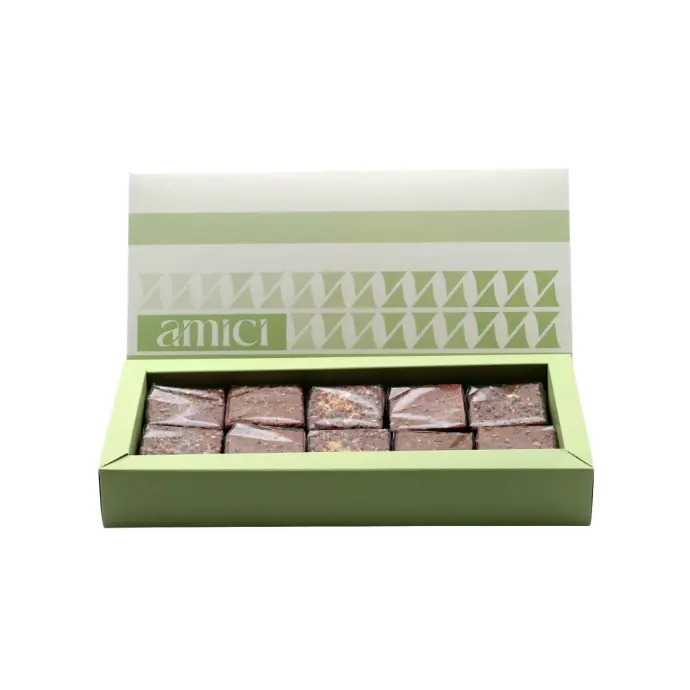 [2000KCAL] علبة اميتشي كاب400غ  لون اخضر  BOX21G