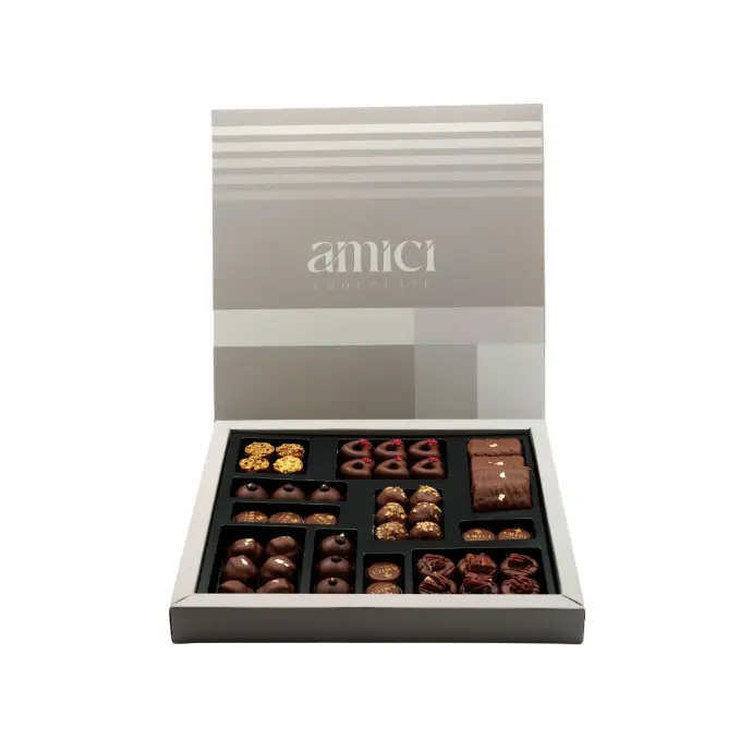 علبة كرتون مع فاكيوم لون باج مكشوف  440غ BOX20B 