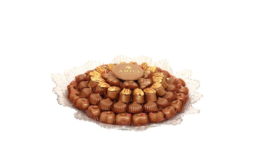 [2875KCAL] صحن amici شوكولا مكشوف 680 كود 10711S فضي تطبيقات التوصيل  